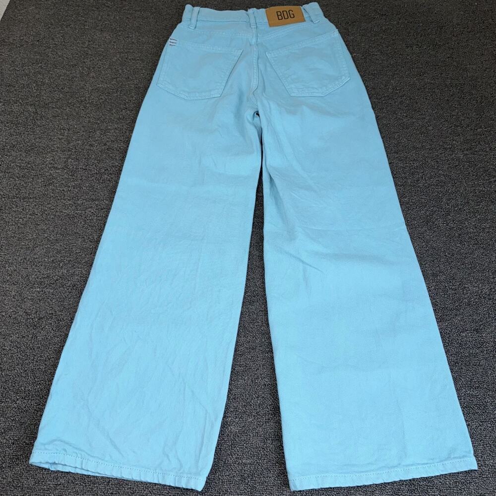 BDG Urban Outfitters High & Wide Jeans Womens 24 Blue Cotton Pockets‎ Streetwear - Picture 2 of 9